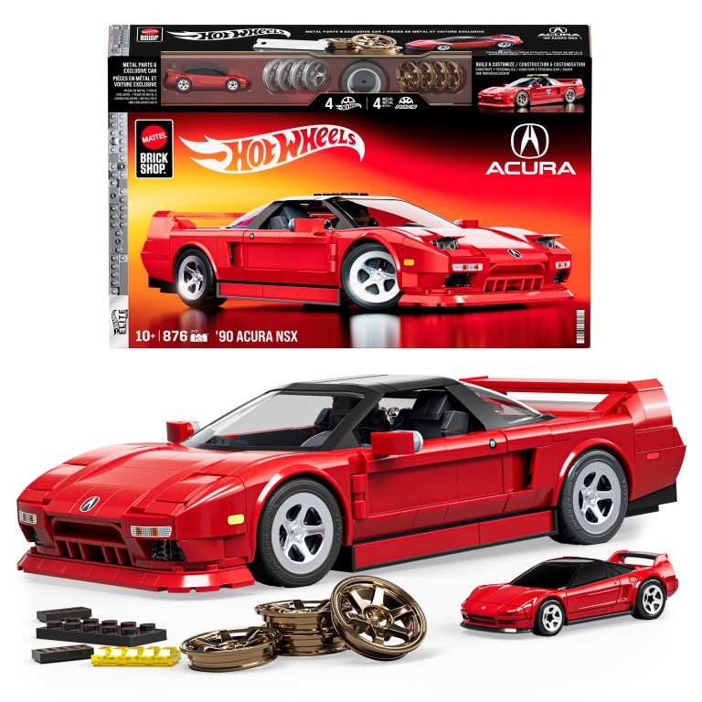 Mattel Brick Shop™ Hot Wheels® ’90 Acura NSX -rakennussetti