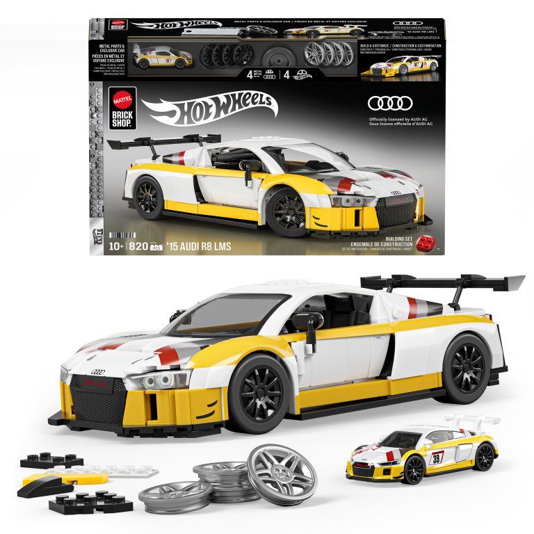 Mattel Brick Shop™ Hot Wheels® ’15 Audi R8 LMS -rakennussetti