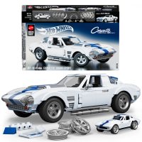 Mattel Brick Shop™ Hot Wheels® Corvette® Grand Sport -rakennussetti