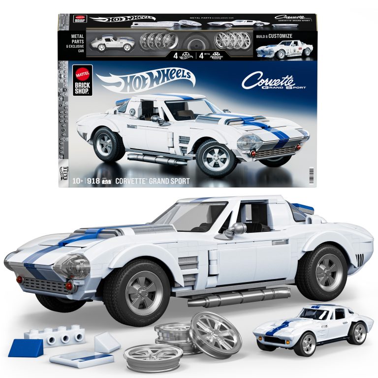 Mattel Brick Shop™ Hot Wheels® Corvette® Grand Sport -rakennussetti