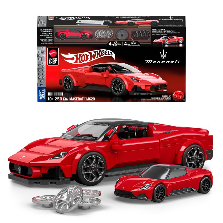 Mattel Brick Shop™ Hot Wheels® Maserati MC20 -rakennussetti