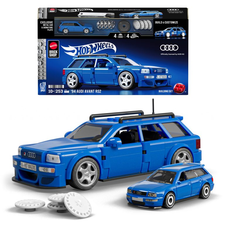 Mattel Brick Shop™ Hot Wheels® ’94 Audi Avant RS2 -rakennussetti