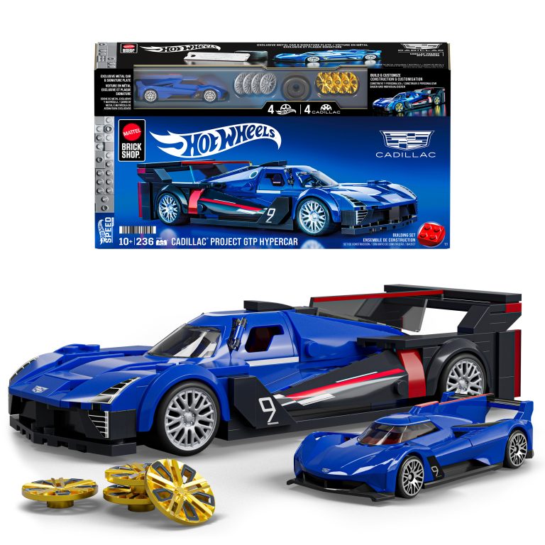 Mattel Brick Shop™ Hot Wheels® Cadillac® Project GTP Hypercar -rakennussetti