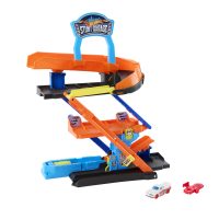 Hot Wheels City Transforming Stunt Garage -parkkitalo