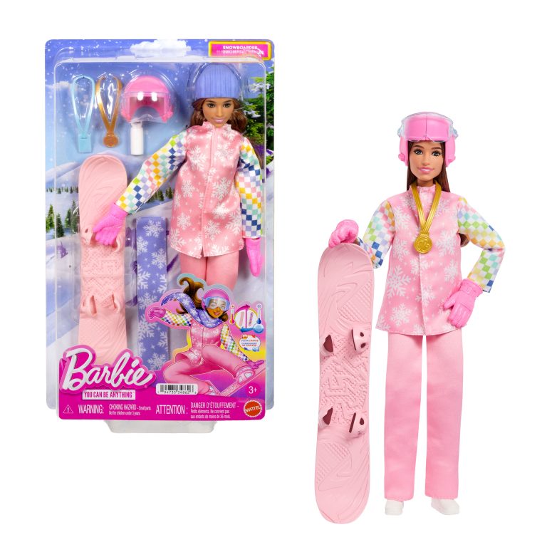 Barbie Lumilautailijanukke