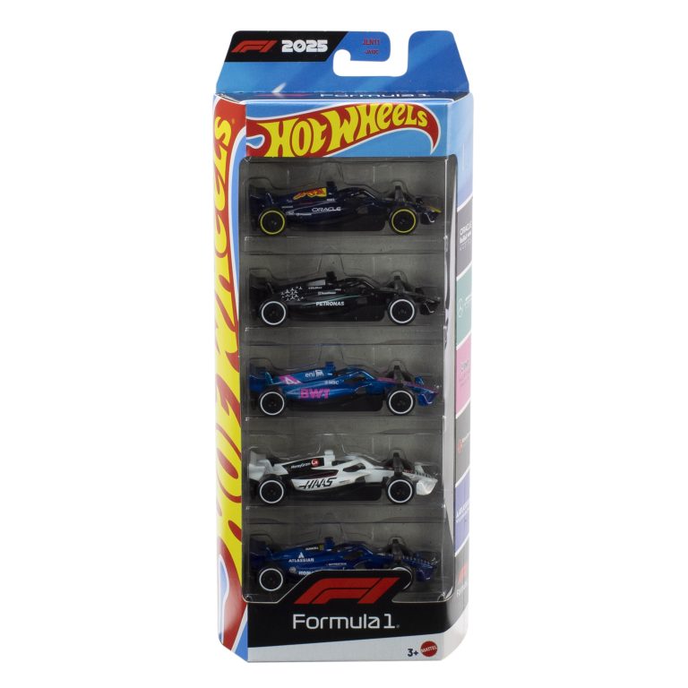 Hot Wheels F1 5-Pack pikkuautot