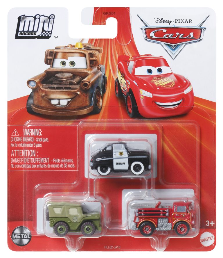Cars Mini Racers -miniautot 3 kpl