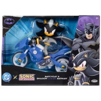 DC x Sonic the Hedgehog Shadow with Batcycle
