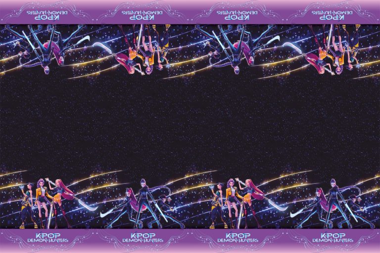 K-Pop Demon Hunters muovinen pöytäliina 120 x 180 cm