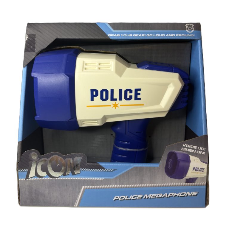Icon Poliisin megafoni ja sireeni